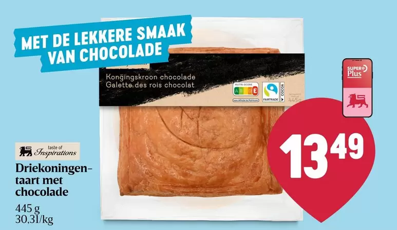 De - Driekoningen-taart met chocolade