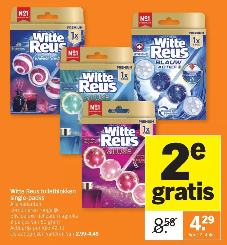 De - toiletblokken single-packs