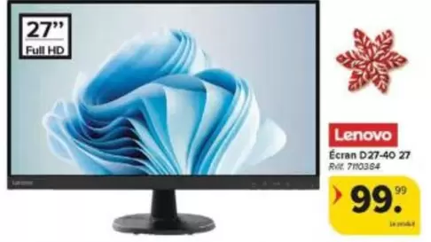 Lenovo - Ecran D27-40 27 7110364