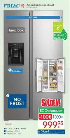 De - Amerikaanse koelkast