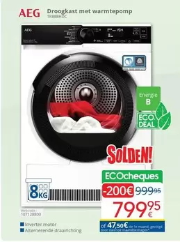 De - Droogkast met warmtepomp