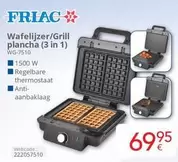 Wafelijzer/Grill plancha (3 in 1) WG-7510