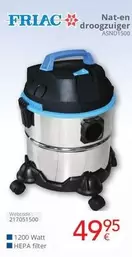 Nat-en droogzuiger ASND1500