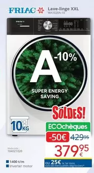 De - Lave-linge XXL WX1052SA/10