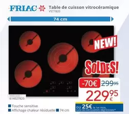 De - Table de cuisson vitrocéramique VST7820