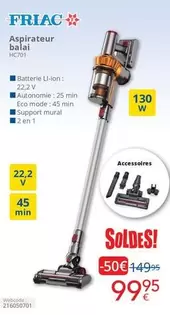 Aspirateur balai HC701