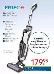 De - Nettoyeur de sol FW7777