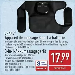 De - Appareil de massage 3 en 1 à batterie