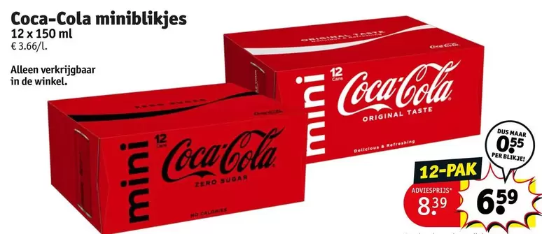 Coca Cola - Miniblikjes