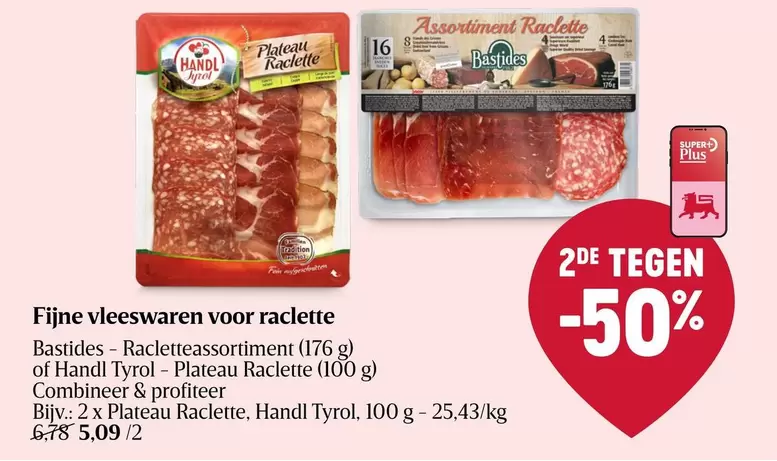 Fijne vleeswaren voor raclette