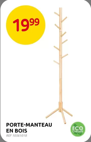 PORTE-MANTEAU EN BOIS