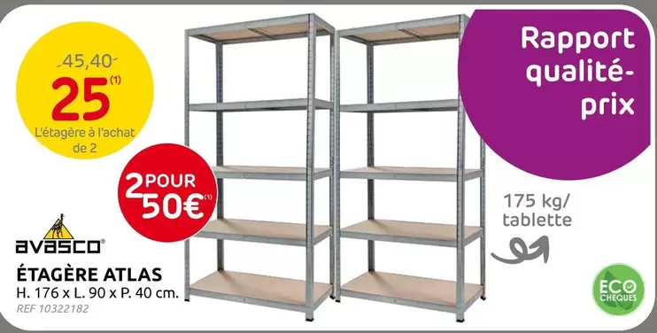 De - ÉTAGÈRE ATLAS