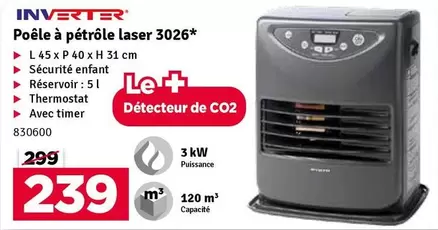 De - Poêle à pétrôle laser 3026*