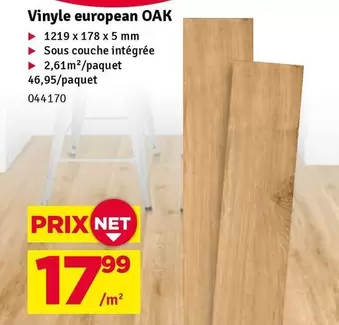 Vinyle european OAK