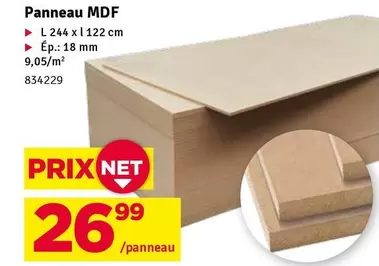 Panneau MDF