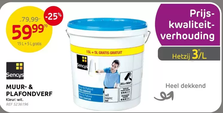 Extra - MUUR- & PLAFONDVERF