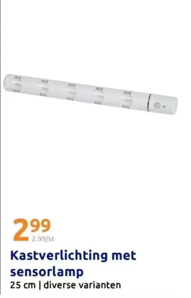 Kastverlichting met sensorlamp