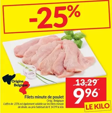 De - Filets minute de poulet