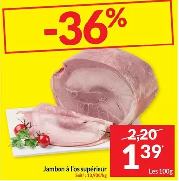Jambon à l'os supérieur