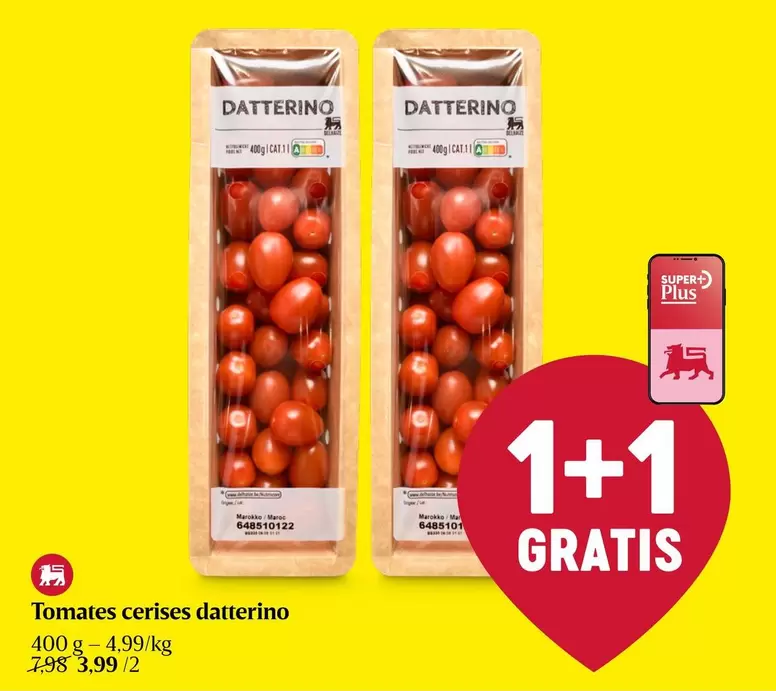Tomates cerises datterino