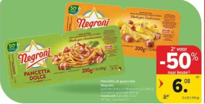 Pancetta et guanciale