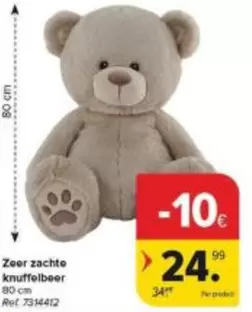 Zeer zachte knuffelbeer