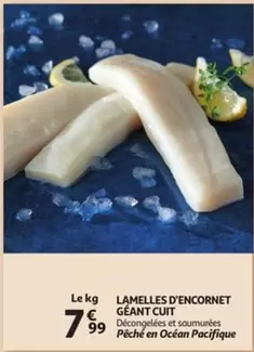 LAMELLES D'ENCORNET GEANT CUIT