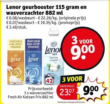 Geurbooster En Wasverzachter