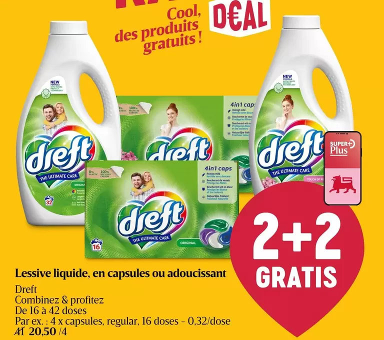 Cool - Lessive liquide, en capsules ou adoucissant