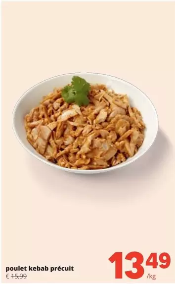 poulet kebab précuit