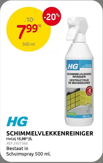 De - SCHIMMELVLEKKENREINIGER