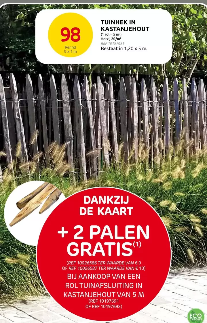De - TUINKEK IN KASTANJEHOUT