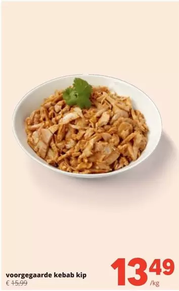 Voorgegaarde Kebab Kip