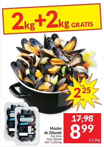 De - Moules de Zélande