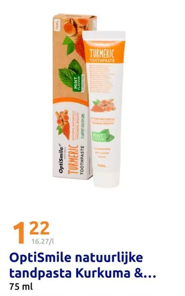 natuurlijke tandpasta Kurkuma