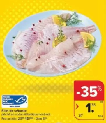 De - Filet de sébaste