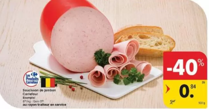 Saucisson de jambon
