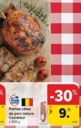 De - Petites côtes de porc nature