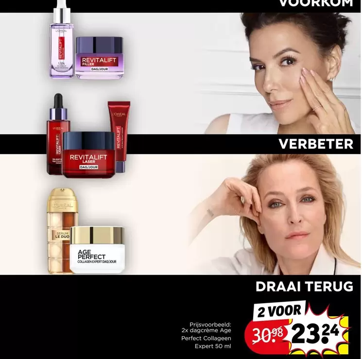 2 dagcrème Age Perfect Collagen Expert