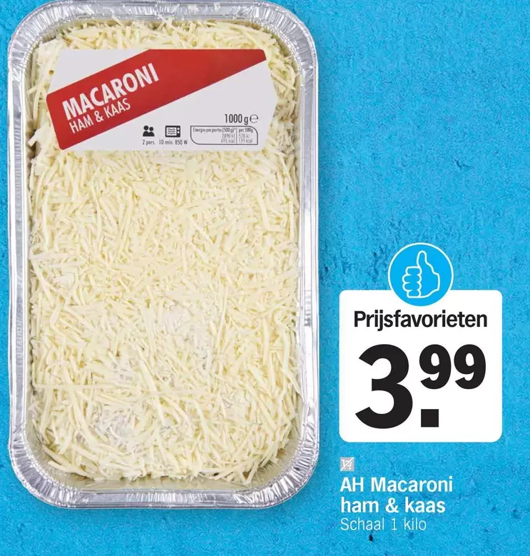 Macaroni ham & kaas
