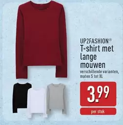 T-shirt met Lange mouwen