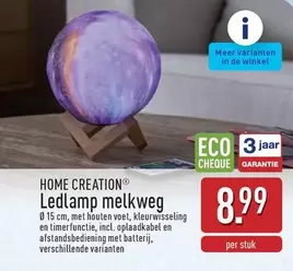 De - Ledlamp melkweg