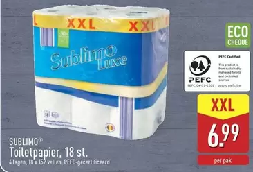 Toiletpapier, 18 st.