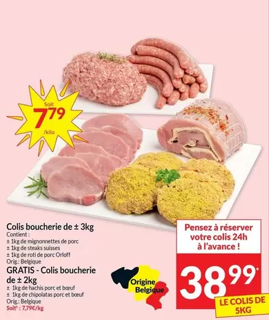 De - Colis boucherie