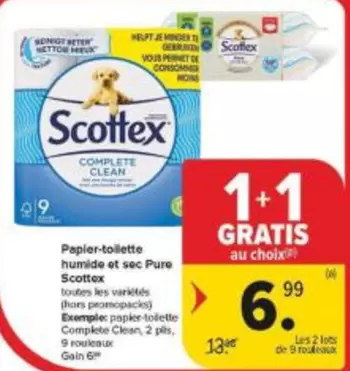 De - Papier-toilette humide et sec Pure