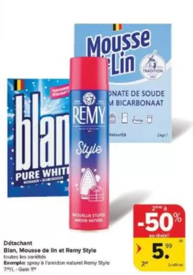 White - Bian, Mousse de lin et Remy Style