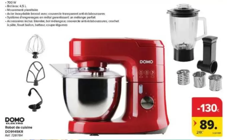 De - Robot de cuisine DOMO