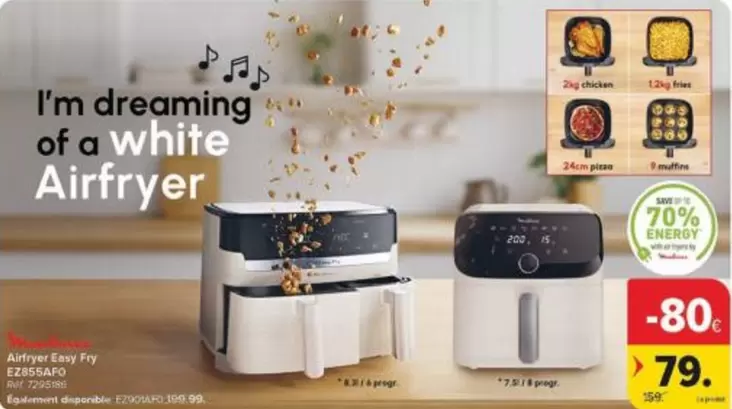 White - Airfryer Easy Pro EZ555AF0