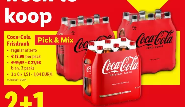 Coca Cola - Frisdrank Pick & Mix