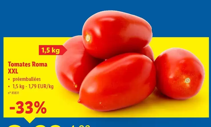 Tomates Roma XXL